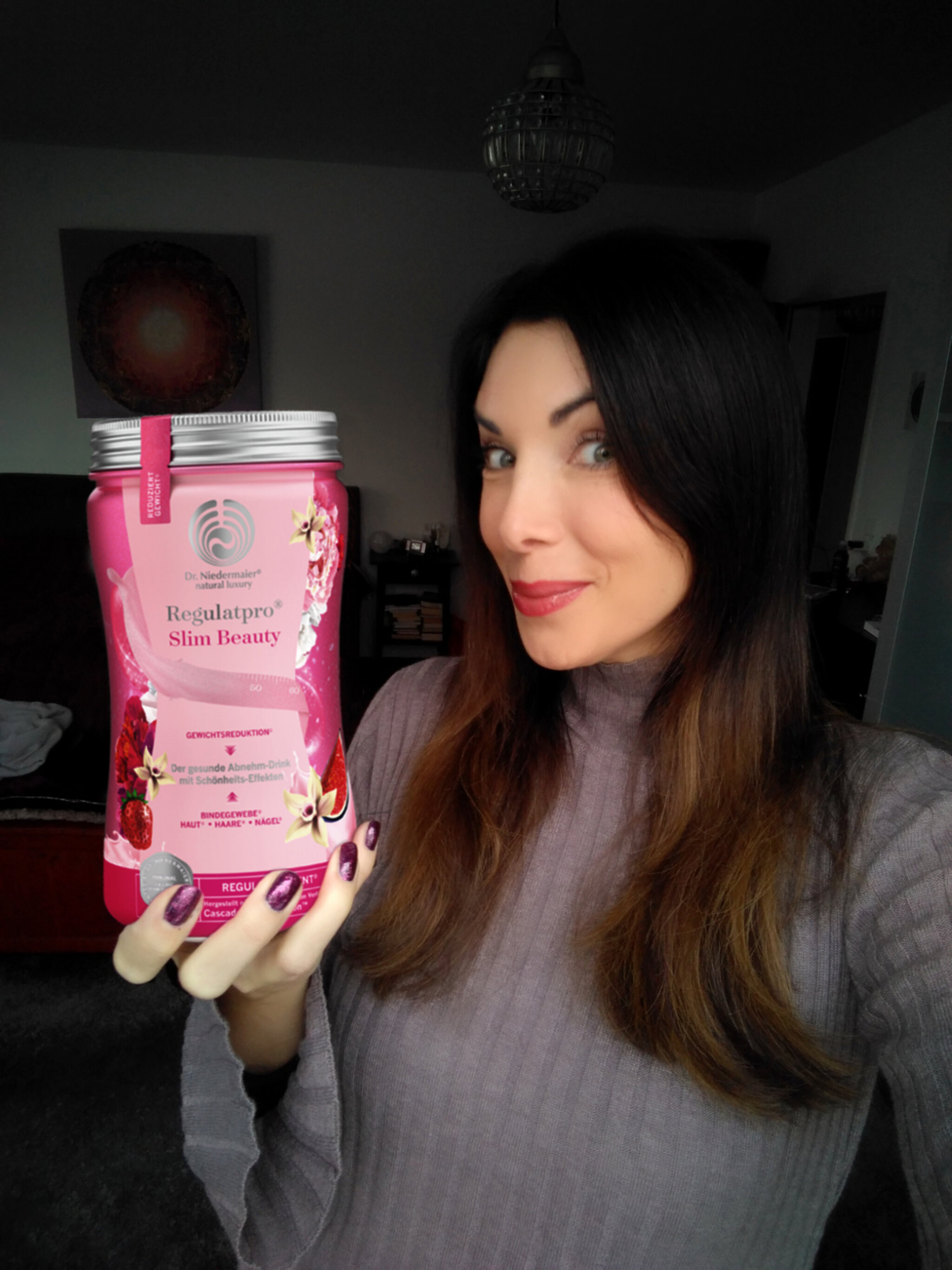 Alexandra Polzin liebt den neuen RegulatPro Slimdrink von Dr Niedermaier